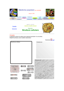 Medicina popolare per autodidatti Struttura cellulare