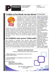 Crodino su Facebook con una sitcom