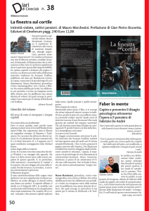 La finestra sul cortile Faber in mente