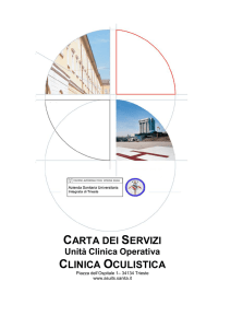Carta dei Servizi Unità Clinica Operativa Clinica Oculistica