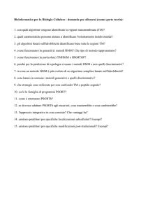 Bioinformatica per la Biologia Cellulare
