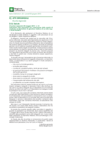 Circolare regionale per esecuzione di analisi di medicina di
