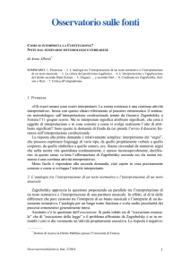 1 di Anna Alberti* 1. Premessa «Gli esseri umani sono esseri