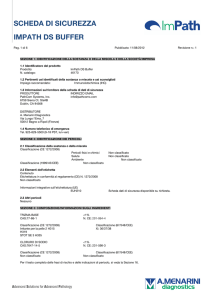 scheda di sicurezza impath ds buffer