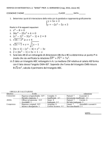 9. Sula lato AB di un rettangolo di dimensioni AB=3a e