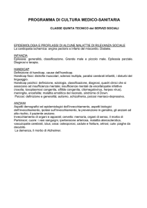 PROGRAMMA DI CULTURA MEDICO