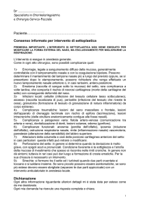 Consenso informato alla settoplastica