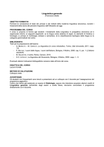 Linguistica generale