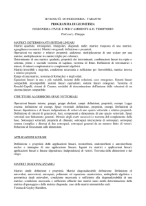 II FACOLTÀ DI INGEGNERIA - TARANTO