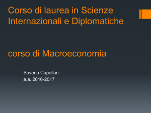 Corso di laurea in Scienze Internazionali e Diplomatiche corso di