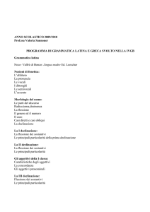 ANNO SCOLASTICO 2009/2010 Prof.ssa Valeria Sannoner