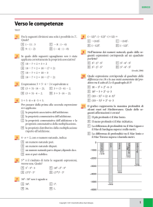Verso le competenze