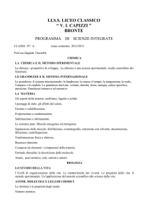 Scienze naturali