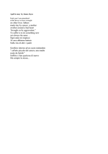 April to may by James Joyce