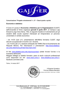 Comunicato Orientamento 037 - Classi quarte e quinte