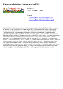 L`abbecedario italiano e inglese scarica PDF