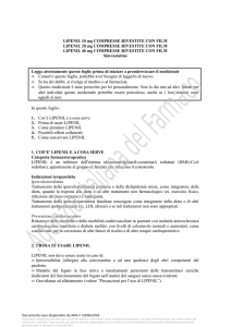 LIPENIL 10 mg COMPRESSE RIVESTITE CON FILM LIPENIL 20 mg
