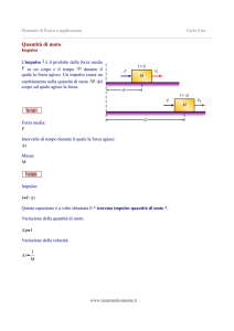 Quantità di moto - Matematicamente