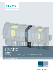 Unità di ingressi analogici AI Energy Meter ST
