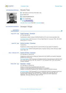 Scarica il mio CV