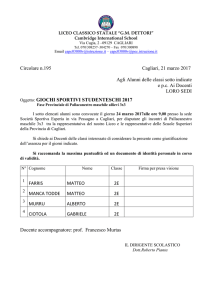 Circolare n.195 Giochi sportivi studenteschi 2017
