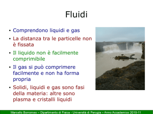 Fluidi - Dipartimento di Fisica e Geologia