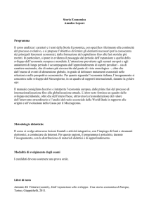 Storia Economica Amedeo Lepore