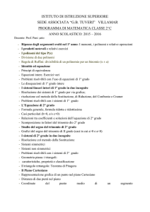MATEMATICA 2^ C ENO - IIS Vignarelli Sanluri