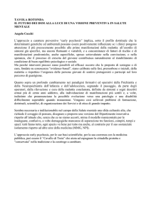 TAVOLA ROTONDA IL FUTURO DEI DSM ALLA LUCE DI UNA