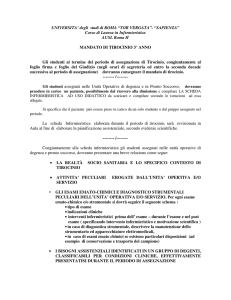 UNIVERSITA` degli studi di ROMA “TOR VERGATA”