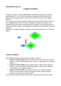 Legame covalente - Progetto e