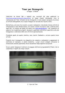 Timer per Bromografo - IQ9HW Sezione CISAR di Agrigento