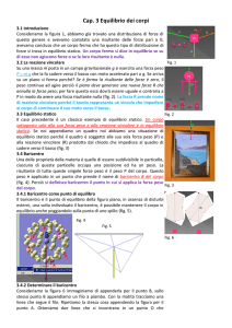 Equilibrio dei corpi