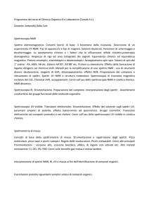 Programma del corso di Chimica Organica III e Laboratorio (Canale