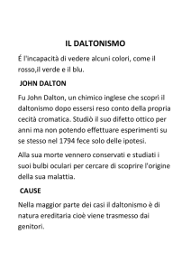 IL DALTONISMO