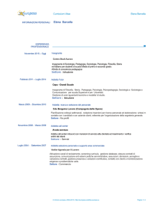 Curriculum Vitae - Centro Studi Aurora