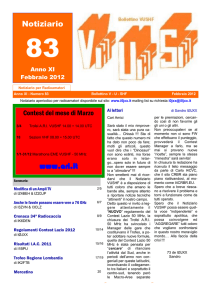 Il Notiziario è distribuito in mailing list a