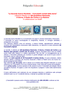 La Seconda Guerra Mondiale – Francobolli cronisti