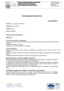1 A - Scuotto - Latino - Liceo Linguistico "A.MANZONI"