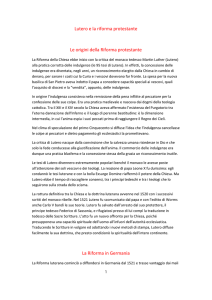 La Riforma e la sua diffusione.