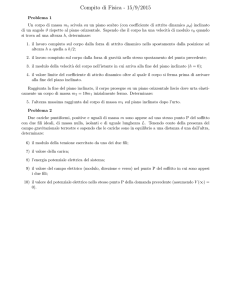 testo con soluzioni - Dipartimento di Fisica "E. Fermi"