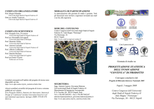 progettazione statistica dell`innovazione “continua” di prodotto