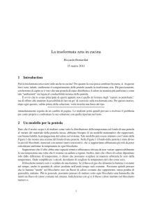 La trasformata zeta
