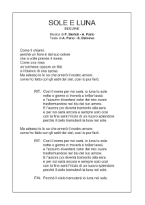 SOLE E LUNA - Orchestra Paolo Bertoli