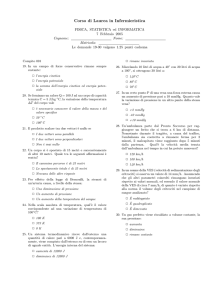 Corso di Laurea in Infermieristica