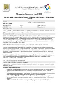 Matematica - Economia@UniGe