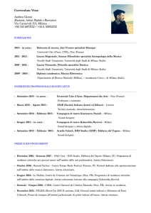 CV ANDREA GIOMI (Italiano)