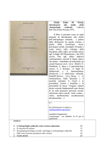 Introduzione allo studio dell`Antropologia culturale