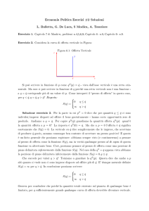 Economia Politica Esercizi #2 Soluzioni L. Balletta, G. De