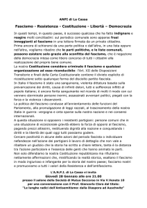 Fascismo - Resistenza - Costituzione